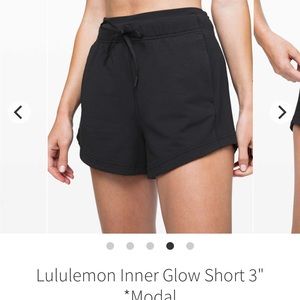 Lululemon Inner Glow Shorts Modal